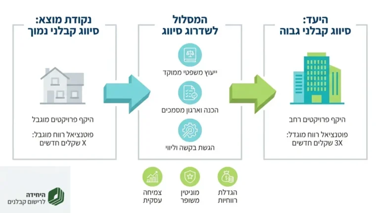 קבלן בניין מוסמך מעיין בתוכניות עבודה באתר