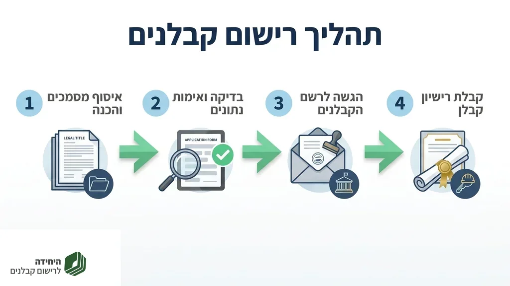 הכנת תיק מסמכים משפטי לרשם הקבלנים